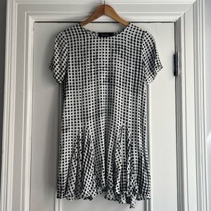 Minkpink Gingham Godet Dress (small, c 2015)
